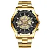 Reloj Nuevo para Hombre No Mecánico Impermeable Luminoso Casual de Negocios Mecánico para Hombre Hueco Reloj Shopee