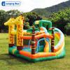 Castillo inflable para niños puesto al aire libre trampolín interior y exterior para el hogar tobogán pequeño y mediano trampolín ciervo sika