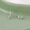 Ganchos para Orejas de Flor de Ciruelo para Mujer Diseño de Nicho Lujo Accesible de Alta Gama Flores Estilo Antiguo Nuevo Estilo Chino Estudiantes Femeninas Estilo Coreano Joyería para Orejas Coreana