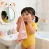 Venta al por mayor del fabricante 25*50 Toalla Pequeña de Algodón Puro con Diseño Lindo para el Hogar de Niños Guardería Lavado de Cara Toalla para Niños