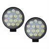 Luz de trabajo LED para coche redonda de 4 pulgadas 14 luces 42W luz auxiliar faro modificado foco de ingeniería faro