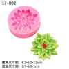 Cristal diy stand estéreo flor molde de silicone caixa de armazenamento suporte de telefone móvel molde de flor decorativa