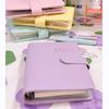 Libreta Macaron, libreta de hojas sueltas, carpeta de hojas sueltas desmontable, bloc de notas portátil transfronterizo, pequeño, transparente, aire fresco, libreta sencilla