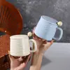 Caneca de Grande Capacidade para Uso Doméstico, Copo para Casal, Caneca de Cerâmica para Café, Caneca de Pedra com Cor sob Esmalte, Xícara de Chá