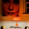 Luz de Noturna Recarregável Estilo Moderno Creme Lâmpada de Mesa Cogumelo Criativa Restaurante Hotel Quarto de Dormir Mesa de Cabeceira Toque Luz Ambiente Luz de Noturna