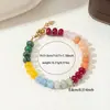 Pulseira de Dopamina Feita à Mão Tendência Original Retrô Artística Doce Legal Estilo de Trabalho Europeu e Americano Ins Pulseira de Pedra Natural