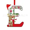 Colgante de Letra Inglesa Nuevo y Creativo Transfronterizo Acrílico Plano Árbol de Navidad Decoración para Fiesta en Casa Regalo