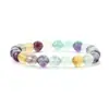 Pulseras de Cuentas Redondas Transfronterizas Europeas y Americanas, Pulseras de Moda y Sencillas, Accesorios Versátiles para Amigos y Familiares, Uso Diario y Festividades, Venta al por Mayor
