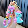 Lindo llavero de unicornio macaron colgante para bolso de niña regalo para estudiante llavero pequeño colgante al por mayor