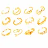 Nuevo anillo para el pie estilo coreano Comercio exterior anillo simple mixto de personalidad para pie de niña anillo abierto para mujer