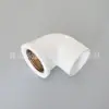 Codo de alambre de cobre interno de 25upvc gris Blanco 25*1/2 pulgada modelo completo de codo de alambre de cobre interno para suministro de agua de pvc-u