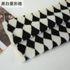 Tejido de Felpa de Cordero Engrosado Forro Cálido Felpa de Muñeco Terciopelo Jacquard con Textura Felpa Plush Tejido para Ropa Ramo Hecho a Mano