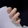Joyería de Arte de Uñas Pequeña Mariposa Estéreo Transparente de Hielo Estilo Popular de Celebridad de Internet Mini Lazo Aurora Uña Portátil Decoración de Uñas