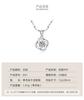 Colgante de Plata 999 Colgante Único Collar Trébol de Cuatro Hojas Colgante de Plata Plata Esterlina Colgante Único Moda Versátil Lujo Accesible Sensación de Alta Gama