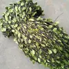 Cuerda de Cáñamo con Hoja de Color Cuerda de Cera de Hoja Cuerda de Vid de Hoja Verde Hecha a Mano DIY Decoración Envoltura de Jarrón Material de Tejido