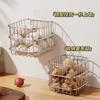Cesta de Almacenamiento de Cocina de Acero Inoxidable 304 Cesta de Almacenamiento para Cebolla, Jengibre y Ajo Cesta de Almacenamiento para Snacks y Frutas Cesta de Almacenamiento de Artículos Varios de Escritorio