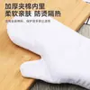 Luvas Térmicas Antiescaldantes de Silicone para Cozinha Micro-ondas Antiderrapantes Espessadas Resistentes a Altas Temperaturas para Forno Vaporizador Assar