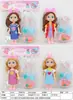 Casa de muñecas de simulación transfronteriza para niños 15CM5 articulaciones muñeca de princesa real joyería vestimenta juguetes para niñas venta al por mayor