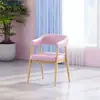 Mesa y Silla de Cubierta para Tienda de Té con Leche al por Mayor Muebles de Comedor para Barra de Postres, Bebidas Frías y Snacks Sofá de Restaurante Combinación Doble de Ocio