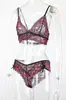 Conjunto de Sutiã Sexy de Renda Sem Alças para Mulheres, Lingerie Fashion com Recortes para Boate, Suprimento de Comércio Exterior Aliexpress