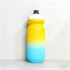 Botella de Agua de Polipropileno con Gradiente de Color Personalizado para Ciclismo, Taza Deportiva Portátil para Exteriores, Taza Conmemorativa para Eventos Deportivos Impresa con Logo