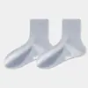 Meias masculinas de inverno e outono com íons de prata antibacterianos, de corte reto, absorventes de suor e respiráveis, de cano médio, meias masculinas antibacterianas de Zhuji