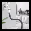 Tubo extensor de torneira, extensor de mangueira de água universal, gadget à prova de respingos moldável, tubo extensor de mangueira flexível para uso doméstico, dobrável