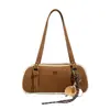 Bolso tipo almohada transfronterizo simple y moderno para mujer, bolso de hombro retro de color contrastante para otoño e invierno, bolso de hombro para commuting, bolso de alta gama