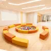 Arca Creativa Suave Envoltura Protectora Sofá Banco Educación Temprana Jardín de Infancia Zona de Juegos para Niños Valla para Piscina de Bolas