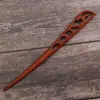 Área Turística Souvenir Antiguo Hecho a Mano Sándalo Rojo Pasador Estilo Chino Madera Broche de Madera para el Cabello para Mujeres