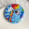 Selección Estricta de Insignia de Pony Polly de Hojalata Yunbao Biqi Ziyue Periférico Broche Láser Insignia Caja Ciega