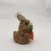 Decoración Navideña de Producto Nuevo Transfronterizo: Adorno Colgante de Conejo de Paja, Arreglo de Jardín, Accesorio de Fotografía, Animal Pequeño