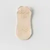 Calcetines de Yoga, Calcetines Antideslizantes Específicos para Pilates, Calcetines Cortos Transpirables de Malla de Color Sólido Sin Costuras, Calcetines Deportivos Profesionales Anti-Pilling
