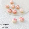 [garra de gatito] Polvo de concha de halo japonés cuentas de garra de gato prensadas pulsera linda material para accesorios de joyería DIY