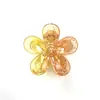 Novedad Pinza de Flor de Huevo Pinza de Pelo de Flor de Colores Retro Europea y Americana Pinza Lateral para Cabello de Mujer Pinza de Tiburón para Media Cabeza