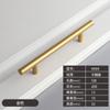 Tirador de acero inoxidable en forma de T, hueco, para puerta de armario, cajón, mueble, con borde engrosado