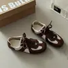 Zapatillas de entrenamiento alemanas de moda estilo retro con bloques de color 2026 para mujer, patchwork de lino, de caña baja, versátiles, deportivas casuales, versátiles, zapatillas Forrest Gump