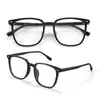 Gafas Negras Warrior con Montura Negra para Hombre, Elegantes 2101 Versión Coreana, Monturas de Gafas Tr90, Danyang, Se Pueden Personalizar con Lentes Graduados