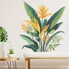 Hs1279Q Pegatinas de Pared Autoadhesivas Originales de Plantas Tropicales Estudio Sala de Estar Casa de Alquiler Atmósfera Fresca Pegatinas Decorativas