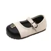 Estilo Lolita Primavera e Outono 2026 Sapatos de Couro de Princesa da Moda para Meninas Sapatos Individuais de Solado Macio para Crianças Estilo Coreano Presente