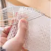 Escova de Limpeza para Frutas e Vegetais, Escova de Limpeza para Frestas de Cesto Ralo de Pia de Cozinha, Escova de Lavar Vegetais com Luva para Dedo, Escova Multifuncional