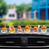 Nuevos lindos kapibara capibara bebé curativo adornos para coche coche coche consola central pantalla decoraciones