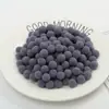3cm 10 Piezas Por Paquete Bolas Blancas de Pelo de Alta Elasticidad Bolas de Pelo Pequeñas Coloridas de Poliéster Accesorios de Bolas de Felpa de Poliéster para Manualidades
