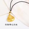 Colar Pingente Buda Guanyin Ouro Areia Vietnamita Duradouro Acessórios DIY Corrente Suéter Corda Trançada Acessórios Culturais e Criativos