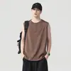 Algodón con Tecnología de Enfriamiento 2026 Nuevo Chaleco de Verano para Hombre en Blanco, Negro, Marrón, Estilo Casual