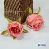 Pintura al Óleo Flor Imitación Rosa Rosa Búlgara de Seda Verdadera Decoración para Mesa de Café Mesa de Comedor Atrezo para Fotografía Atmósfera
