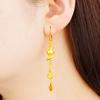 Conjunto de Hada Zorro Imitación Oro 24K Estilo Antiguo Joyería para Mujer Venta al por Mayor Oro de Arena de Lujo Zorro y Mapache Accesorios Populares Transfronterizos