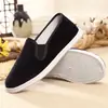 Sapatos de Pano de Pequim Antigos Sapatos de Pano de Sola Macia Lasanha Masculinos Sapatos de Pano Puros Autênticos Feitos à Mão Alinhamento Sapatos Nat Respiráveis Confortáveis de Pano
