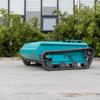 Exportación a España Cortadora de césped automática con control remoto, máquina desherbadora de huertos agrícolas, cortadora de césped inalámbrica sobre orugas para tierras de cultivo