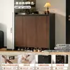 Zapatero estilo vintage para entrada de casa, nuevo modelo 2026, multicapa, resistente y duradero, hecho de panel ecológico de madera maciza, mueble para recibidor